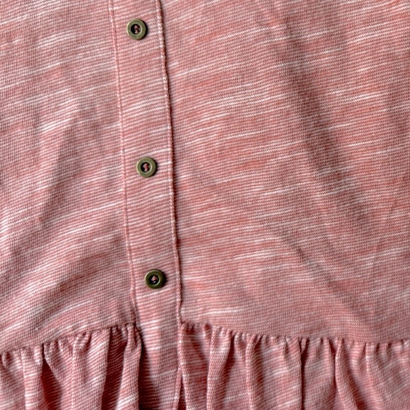 NWT Anthropologie Pilcro Ruffle Babydoll Tank Top Rose Size M - Picture 9 of 11